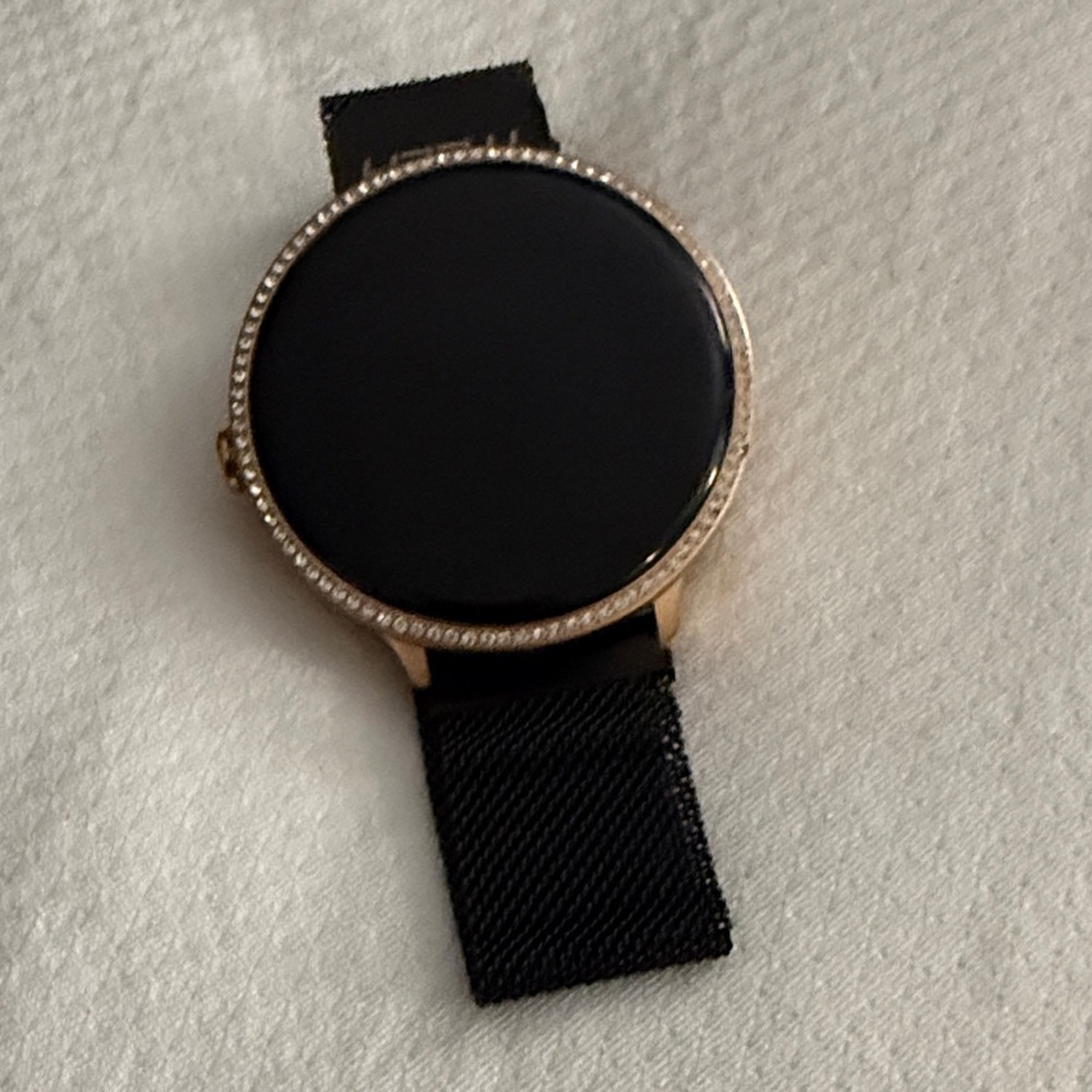 Fitbit Black and Gold Smartwatch